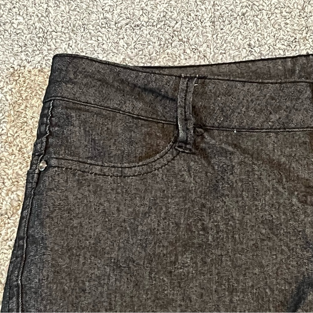 Lole Jeans Womens Size 8 Gray Ankle Zipper Pockets Stretch Denim - Picture 5 of 10